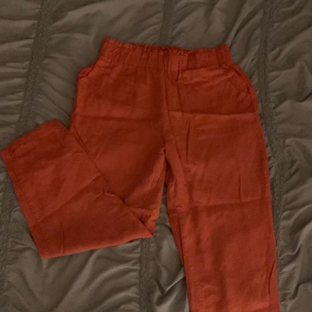 Orange Pants